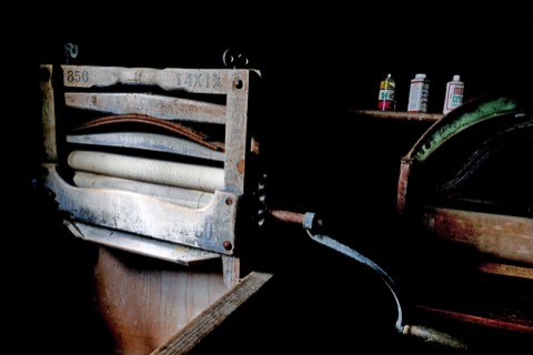 Wring a cloth